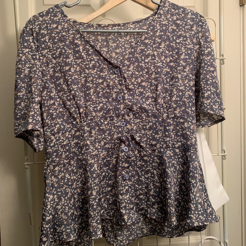 Shein floral top